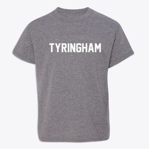 Tyringham Massachusetts Classic Block Youth T-shirt