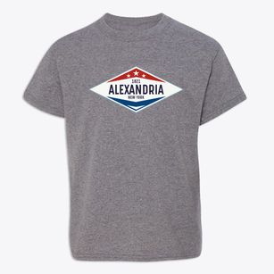Alexandria New York Diamond Star Youth T-shirt
