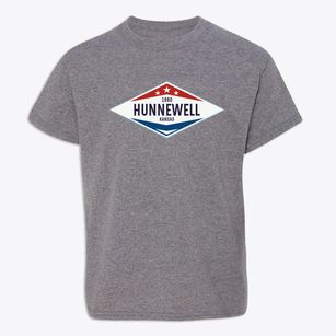 Hunnewell Kansas Diamond Star Youth T-shirt