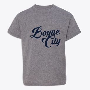Boyne City Michigan Vintage Team Youth T-shirt