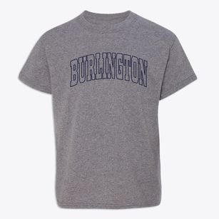 Burlington Vermont Trendy Block Youth T-shirt