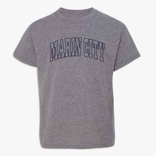 Marin City California Trendy Block Youth T-shirt