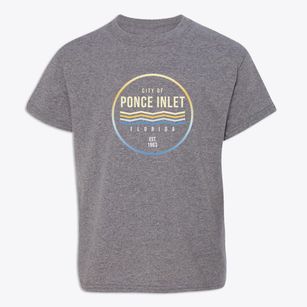 Ponce Inlet Florida Color Fade Youth T-shirt