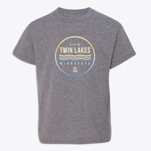 Twin Lakes Minnesota Color Fade Youth T-shirt
