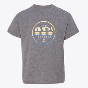 Winnetka Illinois Color Fade Youth T-shirt