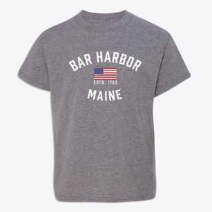 Bar Harbor Maine Patriot Youth T-shirt