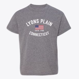 Lyons Plain Connecticut Patriot Youth T-shirt