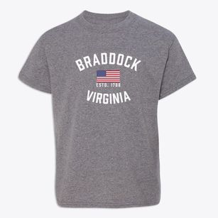 Braddock Virginia Patriot Youth T-shirt