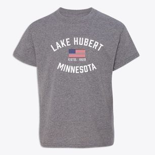 Lake Hubert Minnesota Patriot Youth T-shirt
