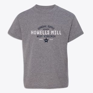 Howells Mill West Virginia General Supply Youth T-shirt