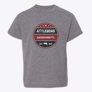 Attleboro Massachusetts Americana Youth T-shirt