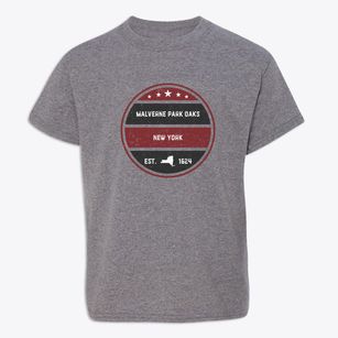Malverne Park Oaks New York Americana Youth T-shirt