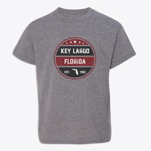 Key Largo Florida Americana Youth T-shirt