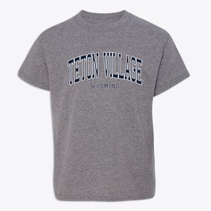 Teton Village Wyoming Traditional Youth T-shirt