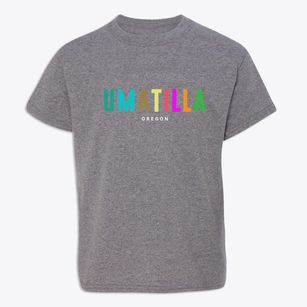 Umatilla Oregon Color Pop Youth T-shirt