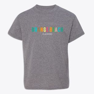 Orange Beach Alabama Color Pop Youth T-shirt