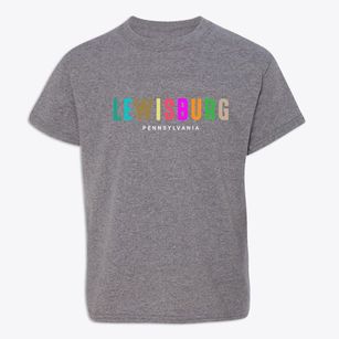 Lewisburg Pennsylvania Color Pop Youth T-shirt