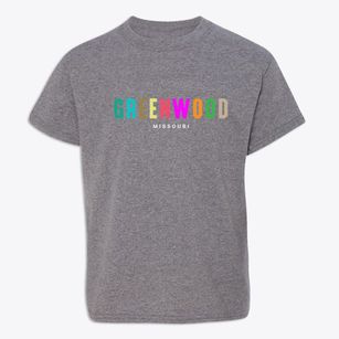 Greenwood Missouri Color Pop Youth T-shirt