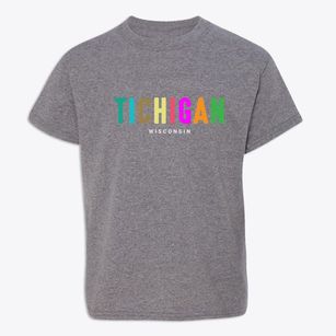 Tichigan Wisconsin Color Pop Youth T-shirt