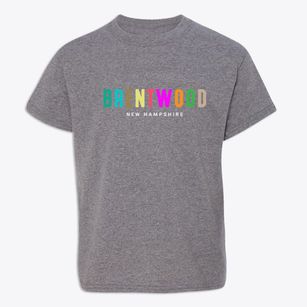 Brentwood New Hampshire Color Pop Youth T-shirt