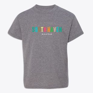 South Haven Michigan Color Pop Youth T-shirt
