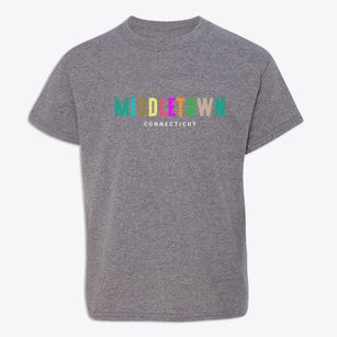 Middletown Connecticut Color Pop Youth T-shirt