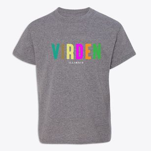 Virden Illinois Color Pop Youth T-shirt