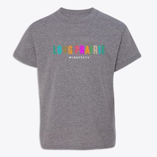 Long Prairie Minnesota Color Pop Youth T-shirt