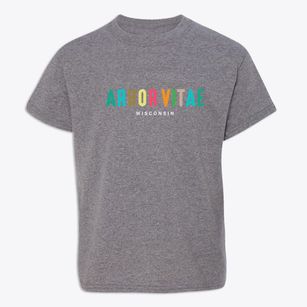 Arbor Vitae Wisconsin Color Pop Youth T-shirt