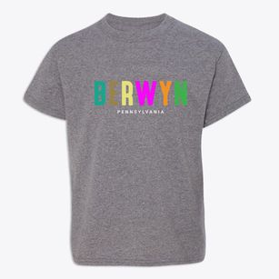 Berwyn Pennsylvania Color Pop Youth T-shirt