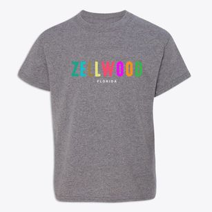 Zellwood Florida Color Pop Youth T-shirt