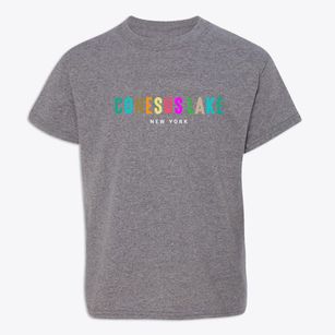 Conesus Lake New York Color Pop Youth T-shirt