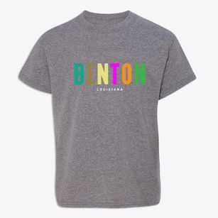 Benton Louisiana Color Pop Youth T-shirt