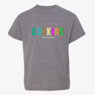 Dunkirk Wisconsin Color Pop Youth T-shirt