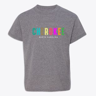 Cherokee North Carolina Color Pop Youth T-shirt