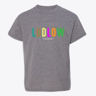 Ludlow Vermont Color Pop Youth T-shirt
