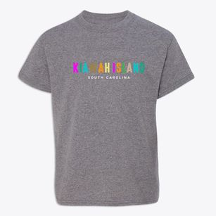 Kiawah Island South Carolina Color Pop Youth T-shirt