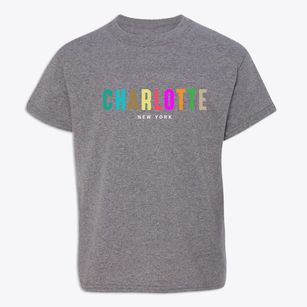 Charlotte New York Color Pop Youth T-shirt