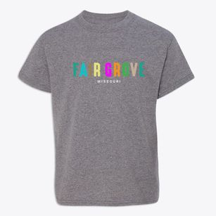 Fair Grove Missouri Color Pop Youth T-shirt