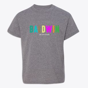 Baldwin Michigan Color Pop Youth T-shirt