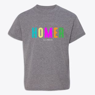 Homer Illinois Color Pop Youth T-shirt