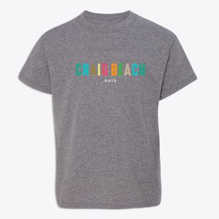 Craig Beach Ohio Color Pop Youth T-shirt