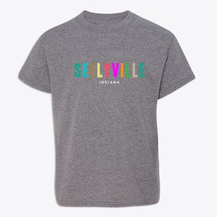 Seelyville Indiana Color Pop Youth T-shirt