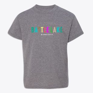 Battle Lake Minnesota Color Pop Youth T-shirt