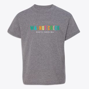 Walnut Creek North Carolina Color Pop Youth T-shirt