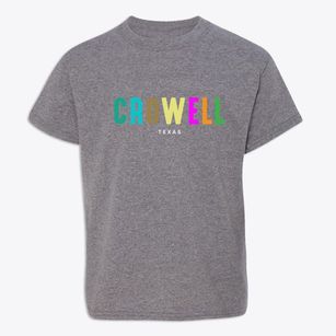 Crowell Texas Color Pop Youth T-shirt