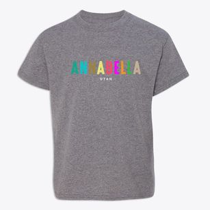 Annabella Utah Color Pop Youth T-shirt