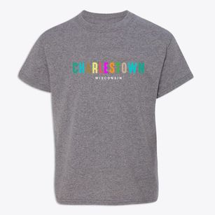 Charlestown Wisconsin Color Pop Youth T-shirt