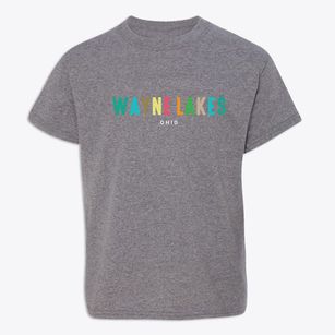 Wayne Lakes Ohio Color Pop Youth T-shirt