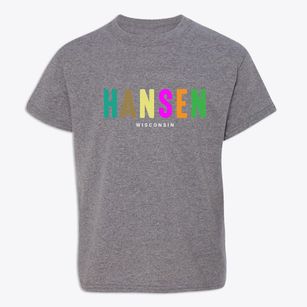 Hansen Wisconsin Color Pop Youth T-shirt